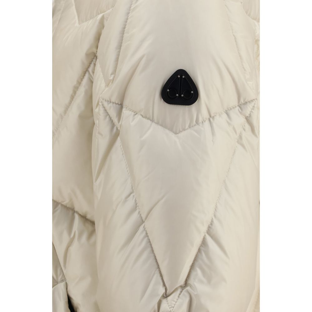Moose Knuckles Beige Nylon Full-Length Men's Jacket
