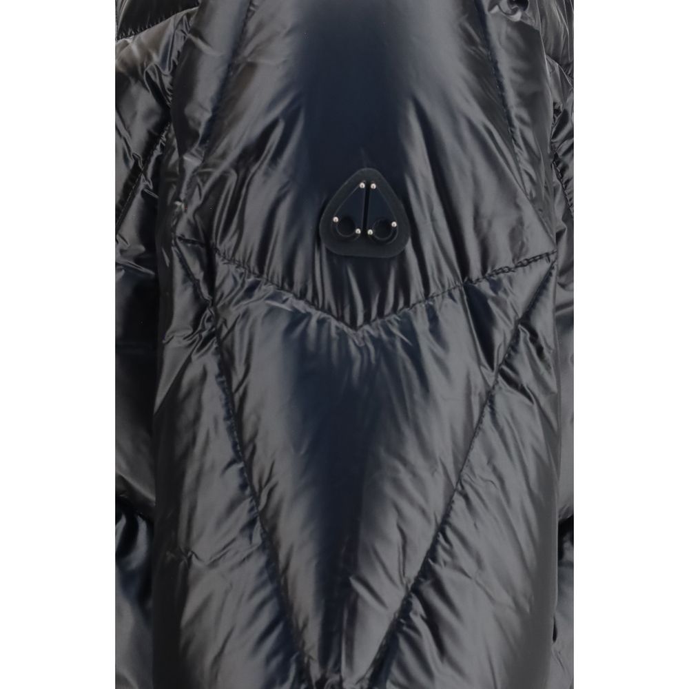 Moose Knuckles Black Nylon Shell Men's Jacket
