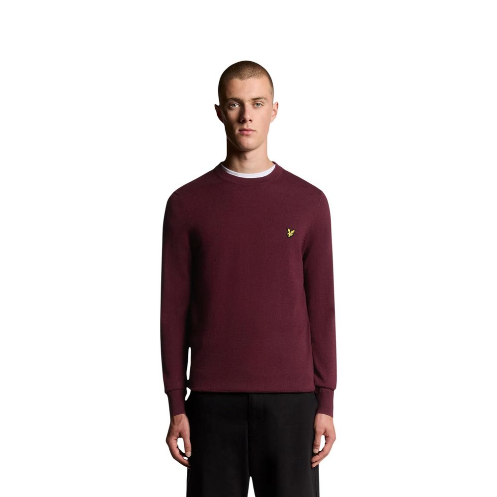 Lyle & Scott Bordeaux Cotton Men's Sweatshirt
