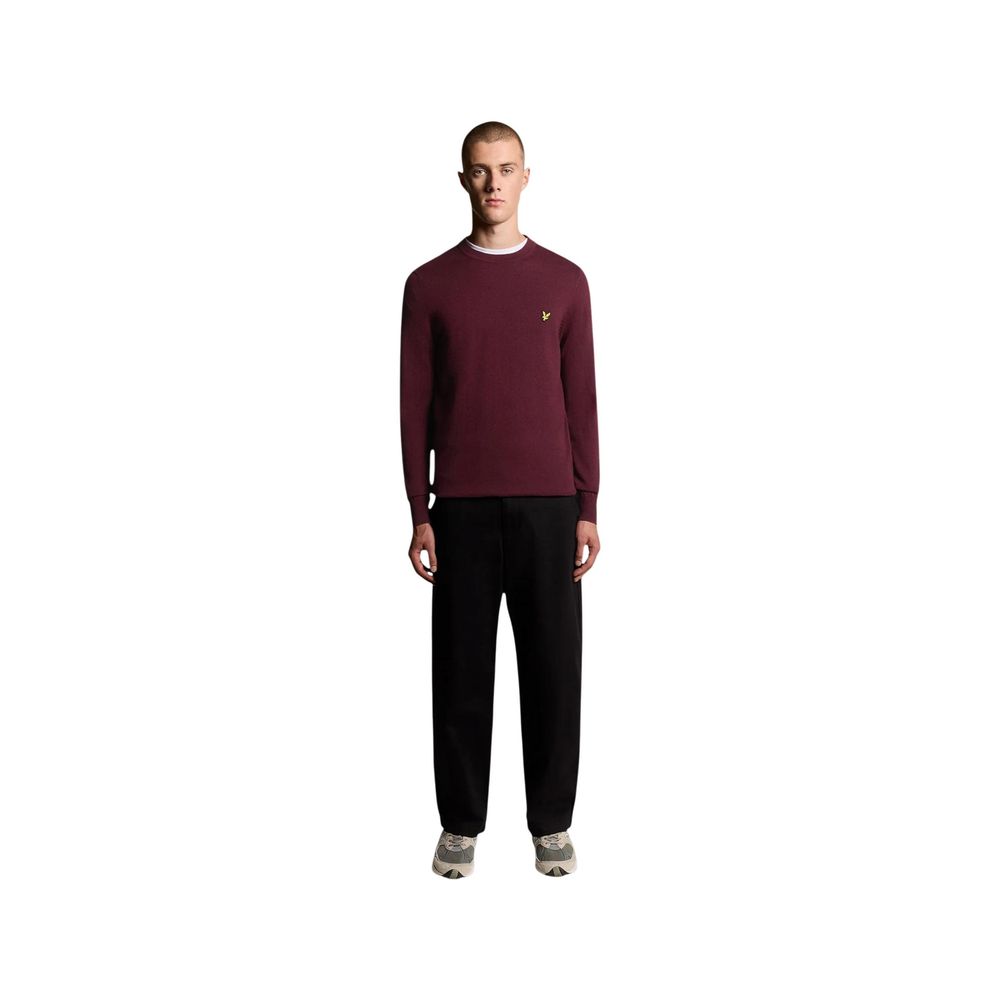 Lyle & Scott Bordeaux Cotton Men's Sweatshirt