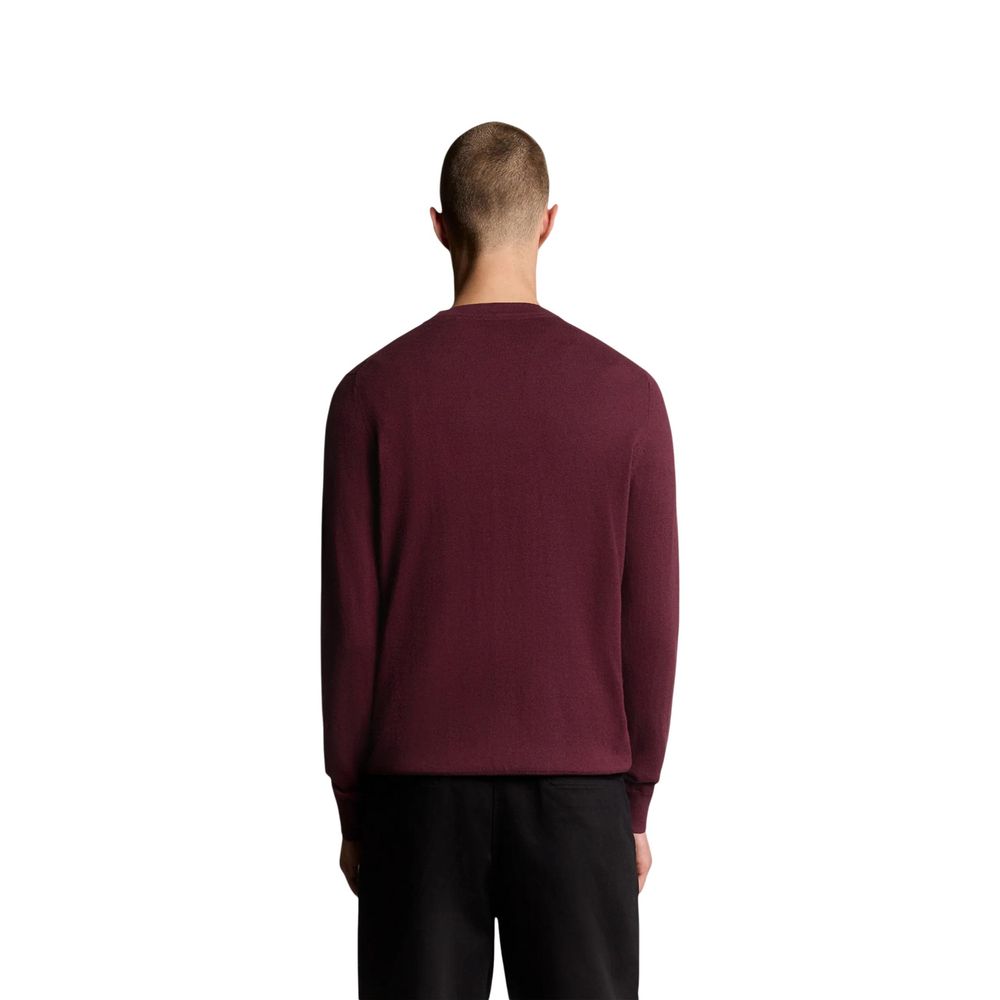 Lyle & Scott Bordeaux Cotton Men's Sweatshirt