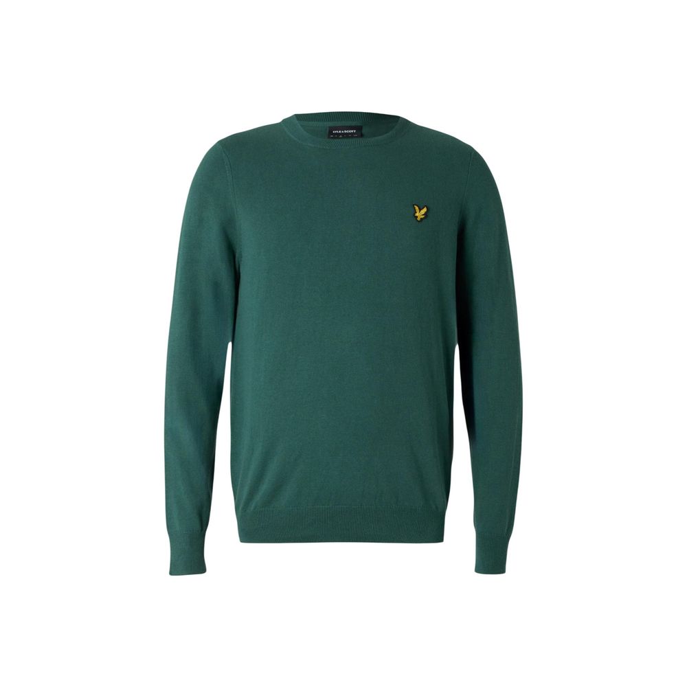 Lyle & Scott Green Cotton Men's Sweater