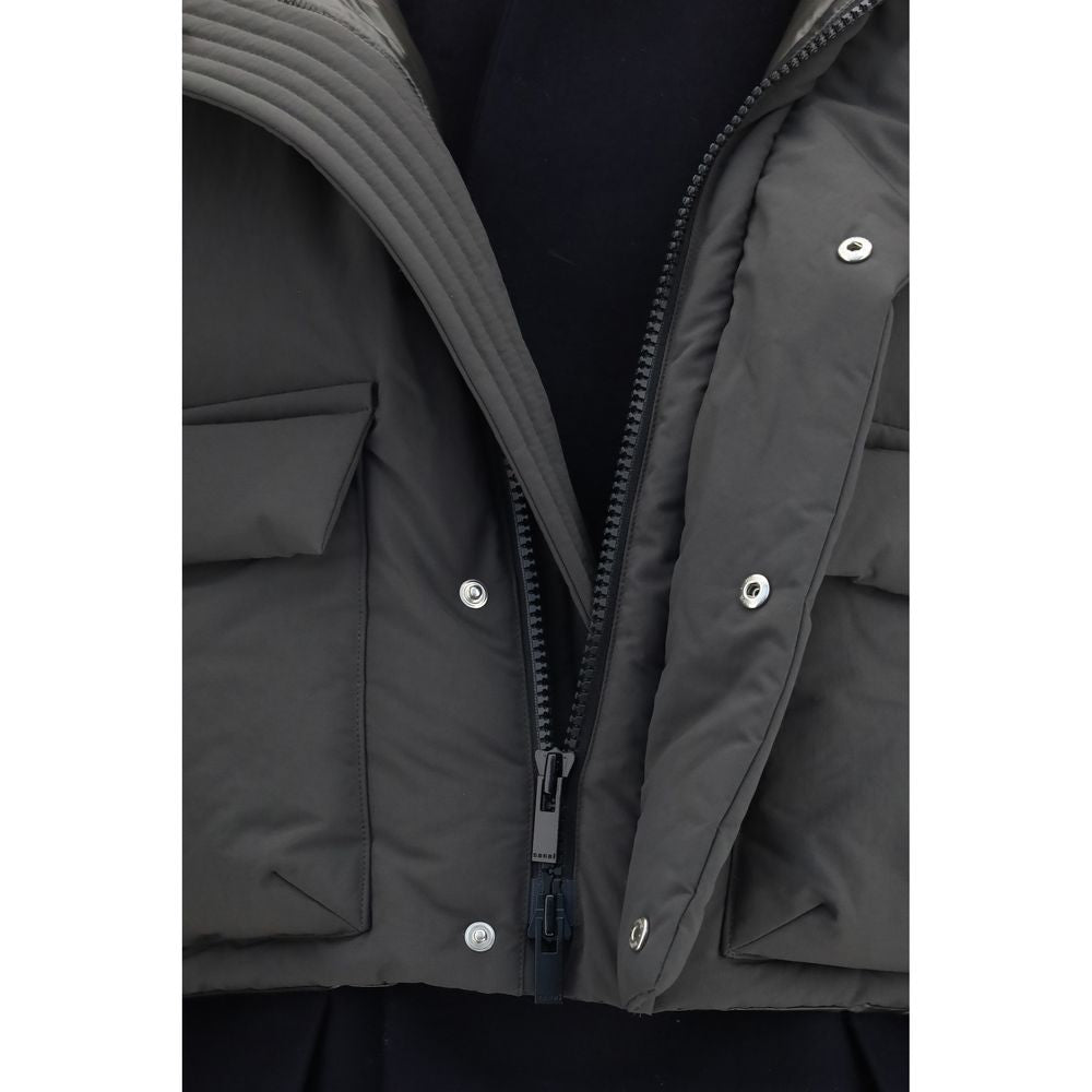 Sacai Multicolor Polyester Women's Coat