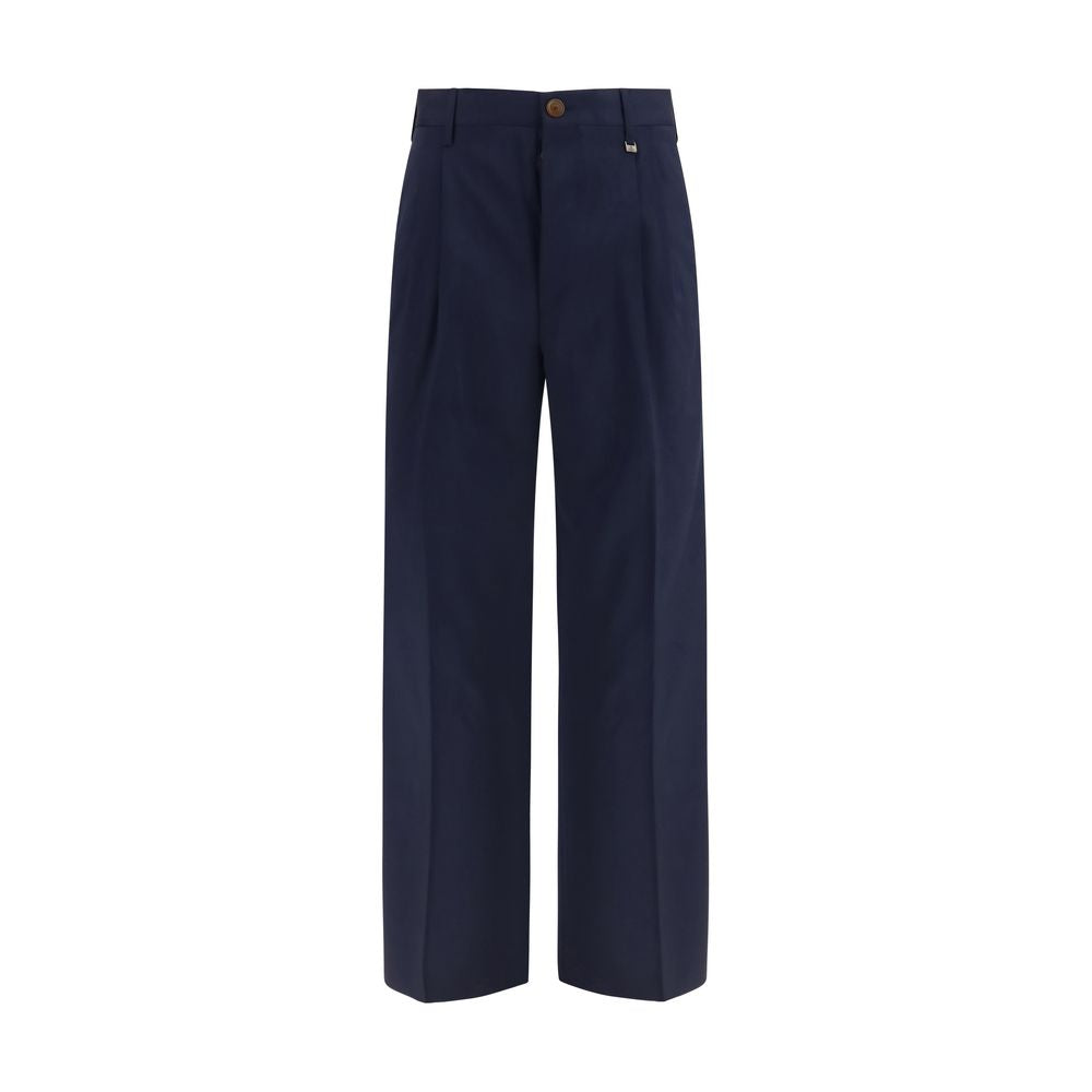 Vivienne Westwood Blue Wool Oves Aries Dress Men's Pants