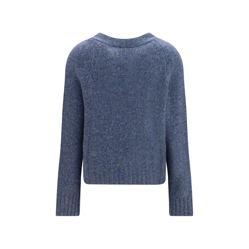 Allude Blue Cashmere Women's Cardigan