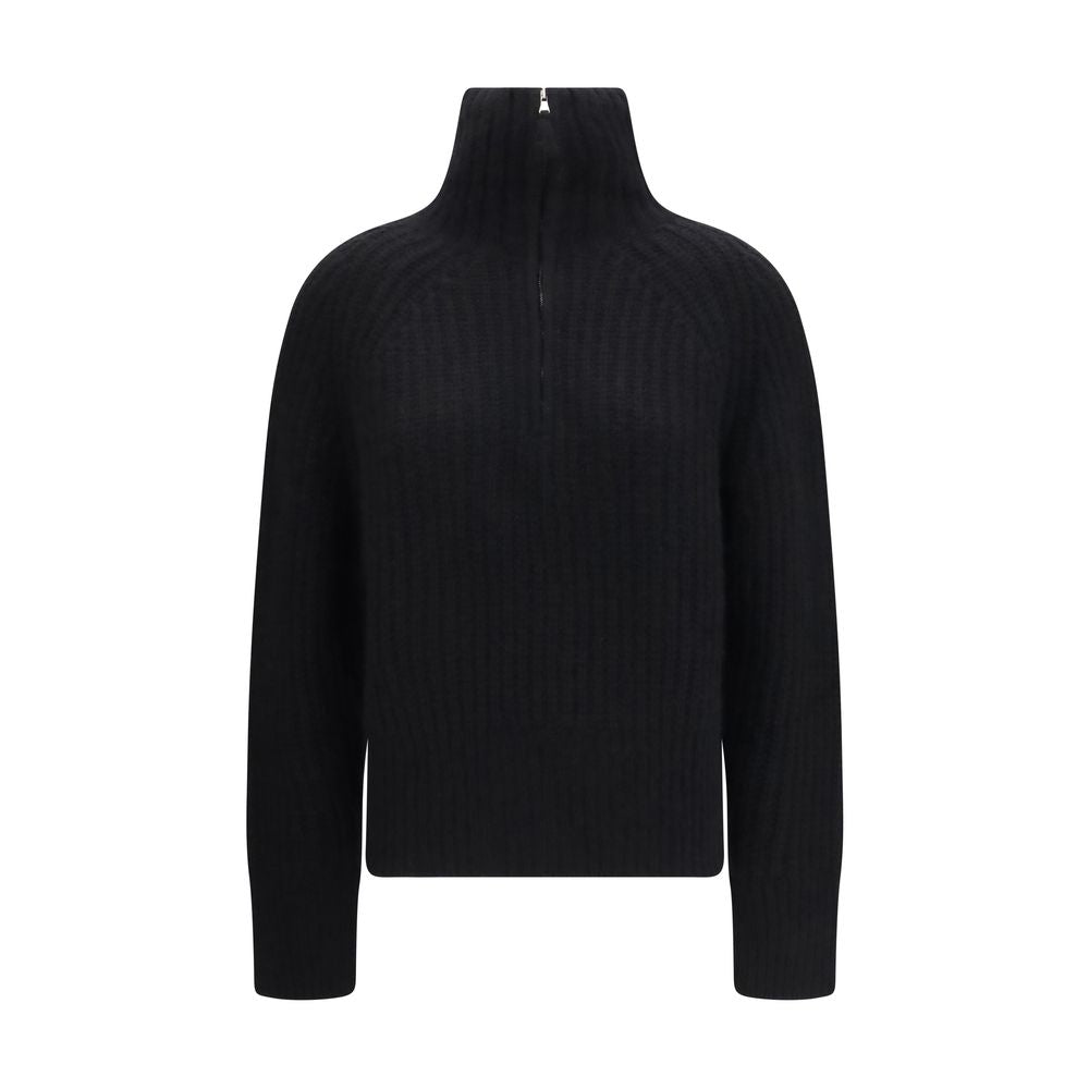Allude Black Cashmere Women's Sweater