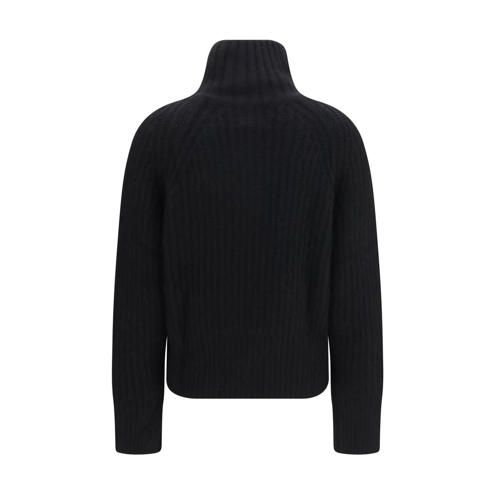 Allude Black Cashmere Women's Sweater