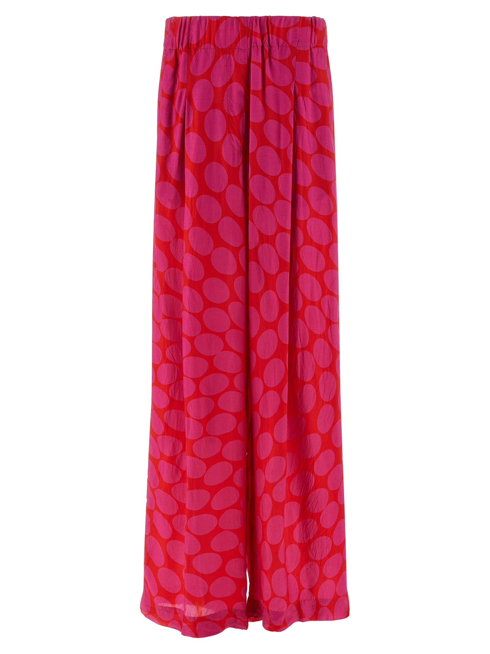 Dries Van Noten Fuchsia Viscose Casual Women's Pants