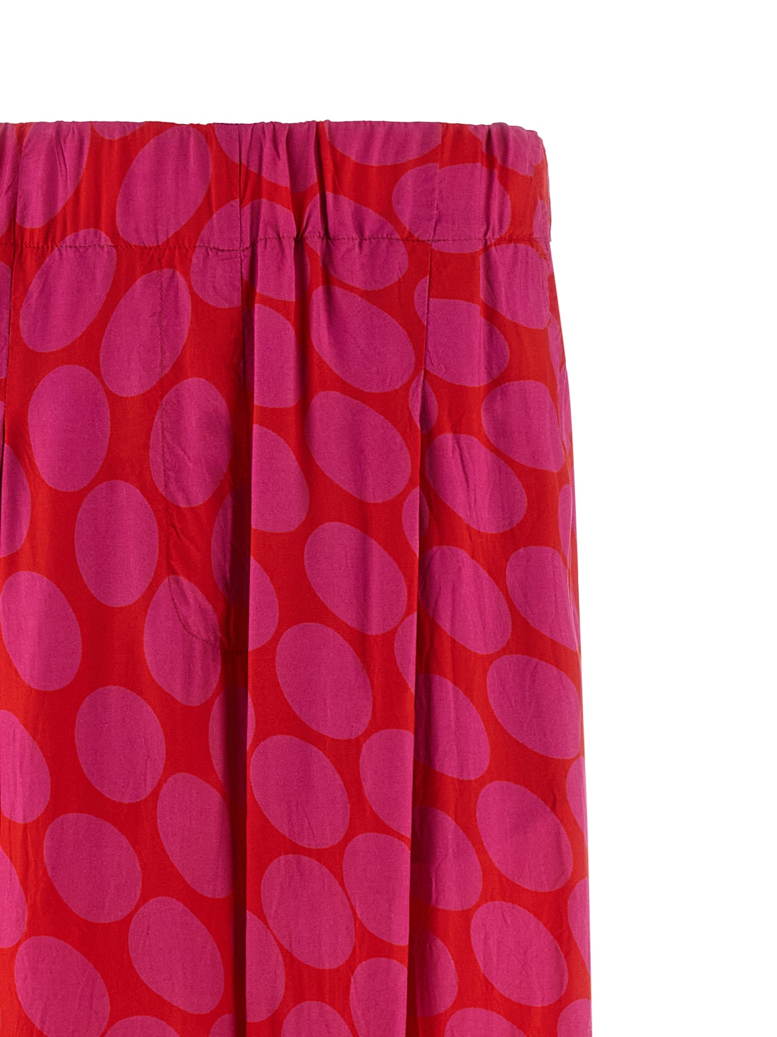 Dries Van Noten Fuchsia Viscose Casual Women's Pants