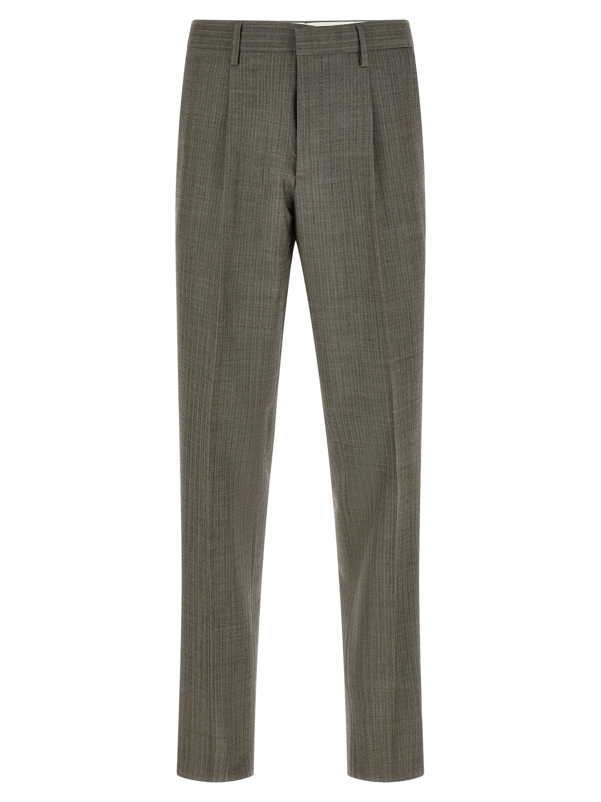 Lardini Gray Virgin Wool Two-Piece Men's Suit