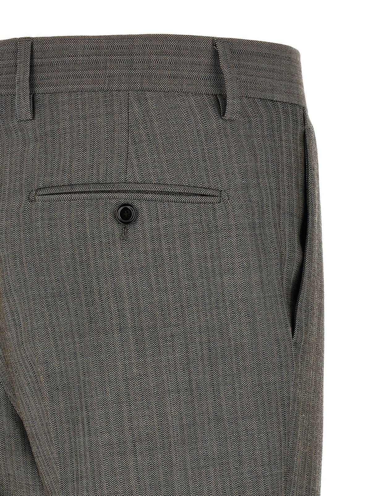 Lardini Gray Virgin Wool Two-Piece Men's Suit