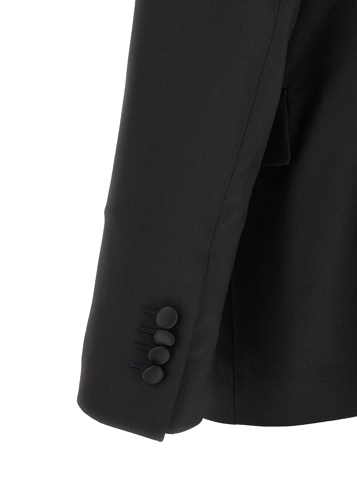 Lardini Black Virgin Wool Men's Tuxedo