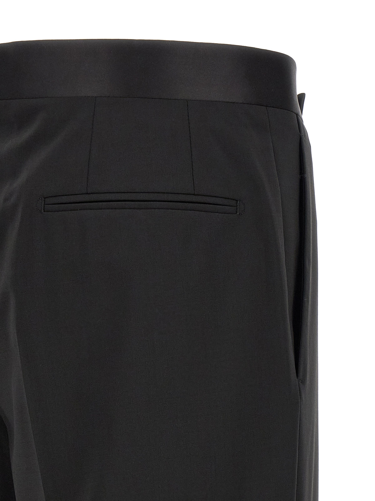 Lardini Black Virgin Wool Men's Tuxedo