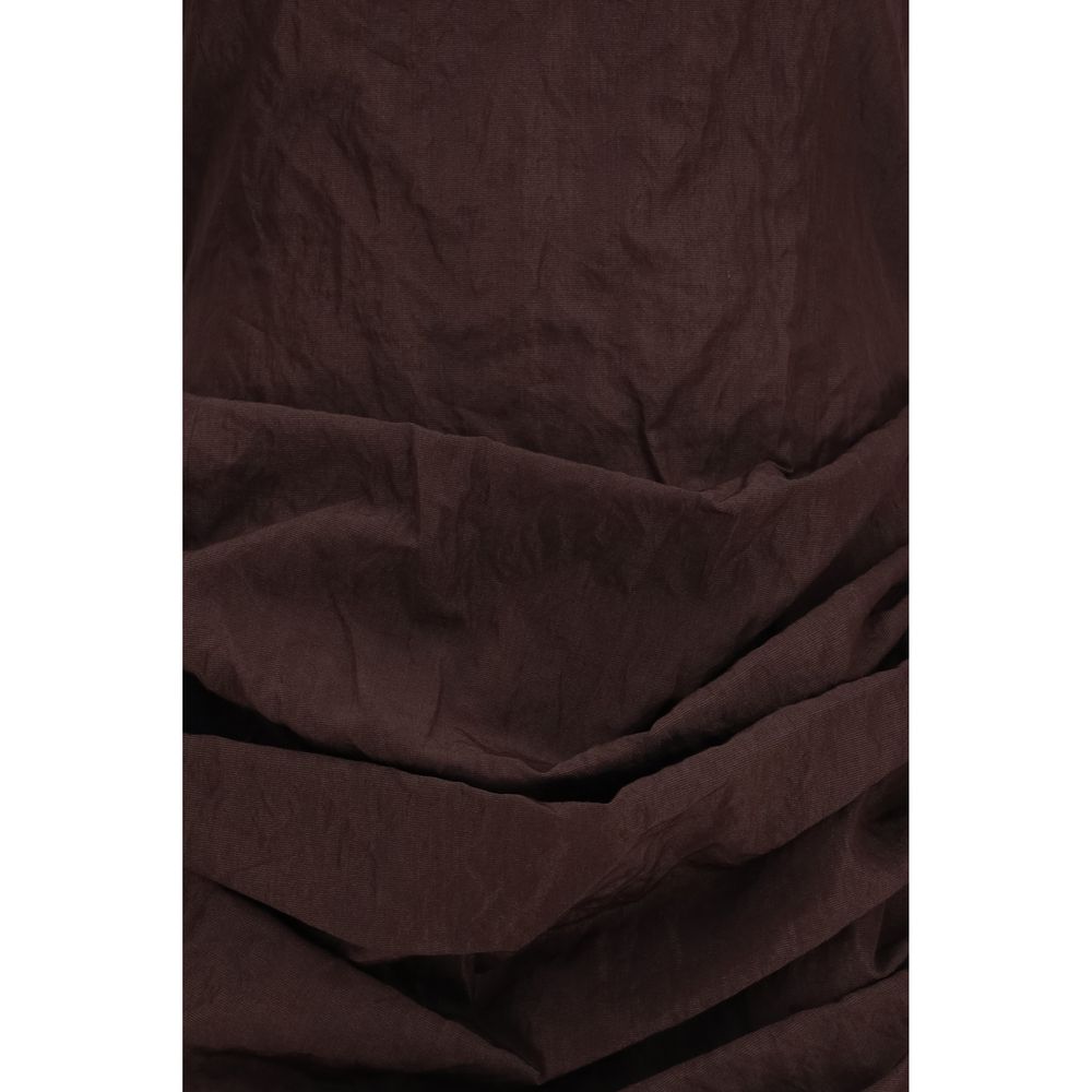 Magda Butrym Brown Cotton Casual Women's Dress