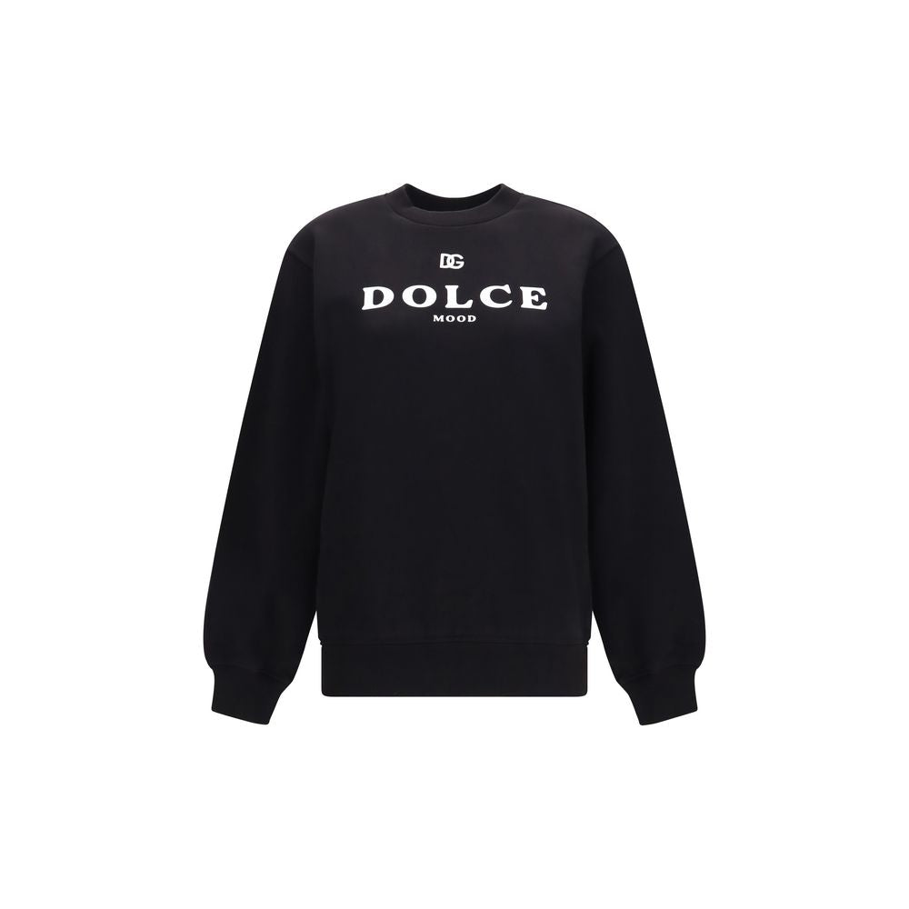 Dolce & Gabbana Black Cotton Women's Sweatshirt
