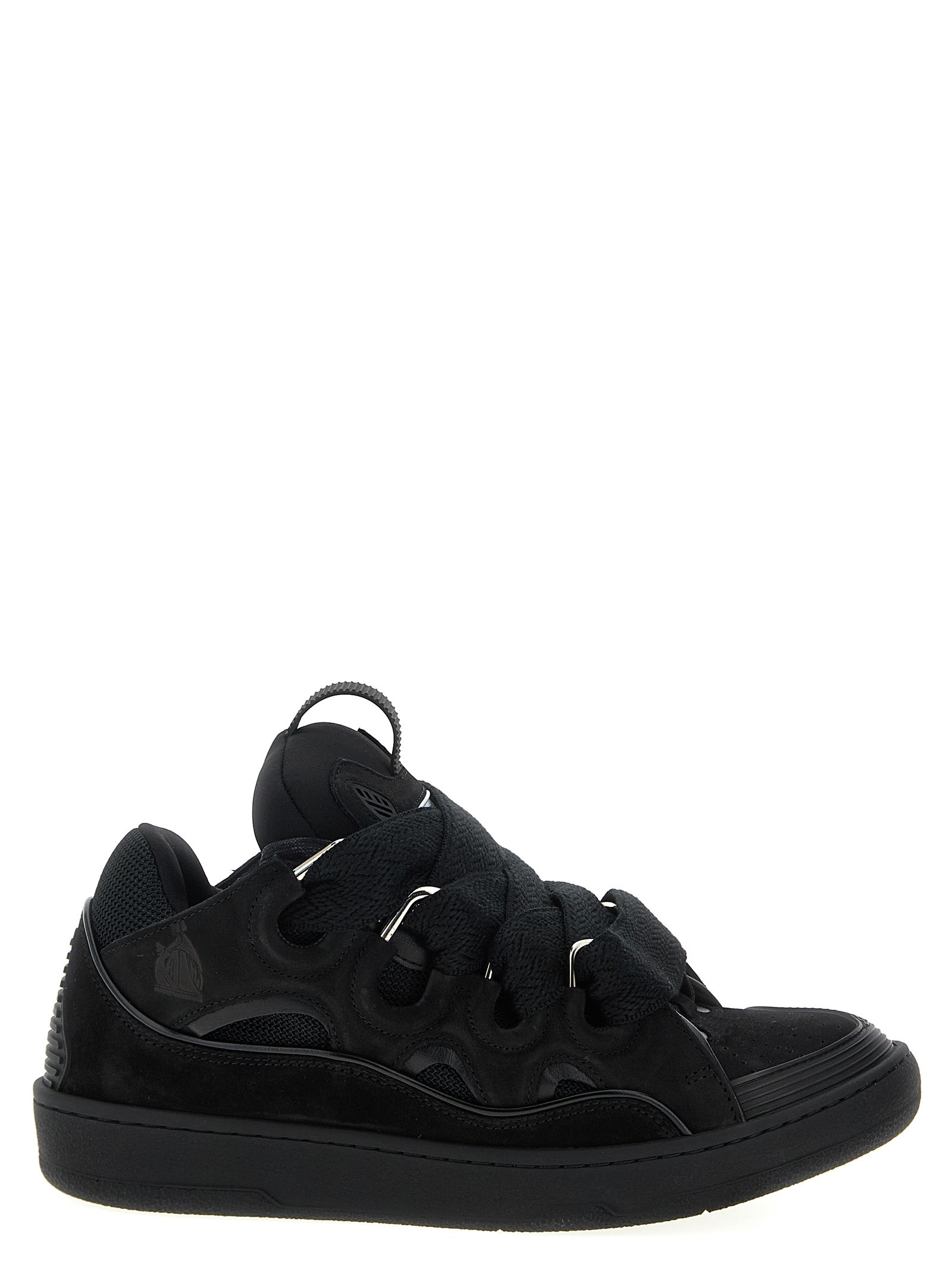 Lanvin Black Calfskin Men's Sneakers