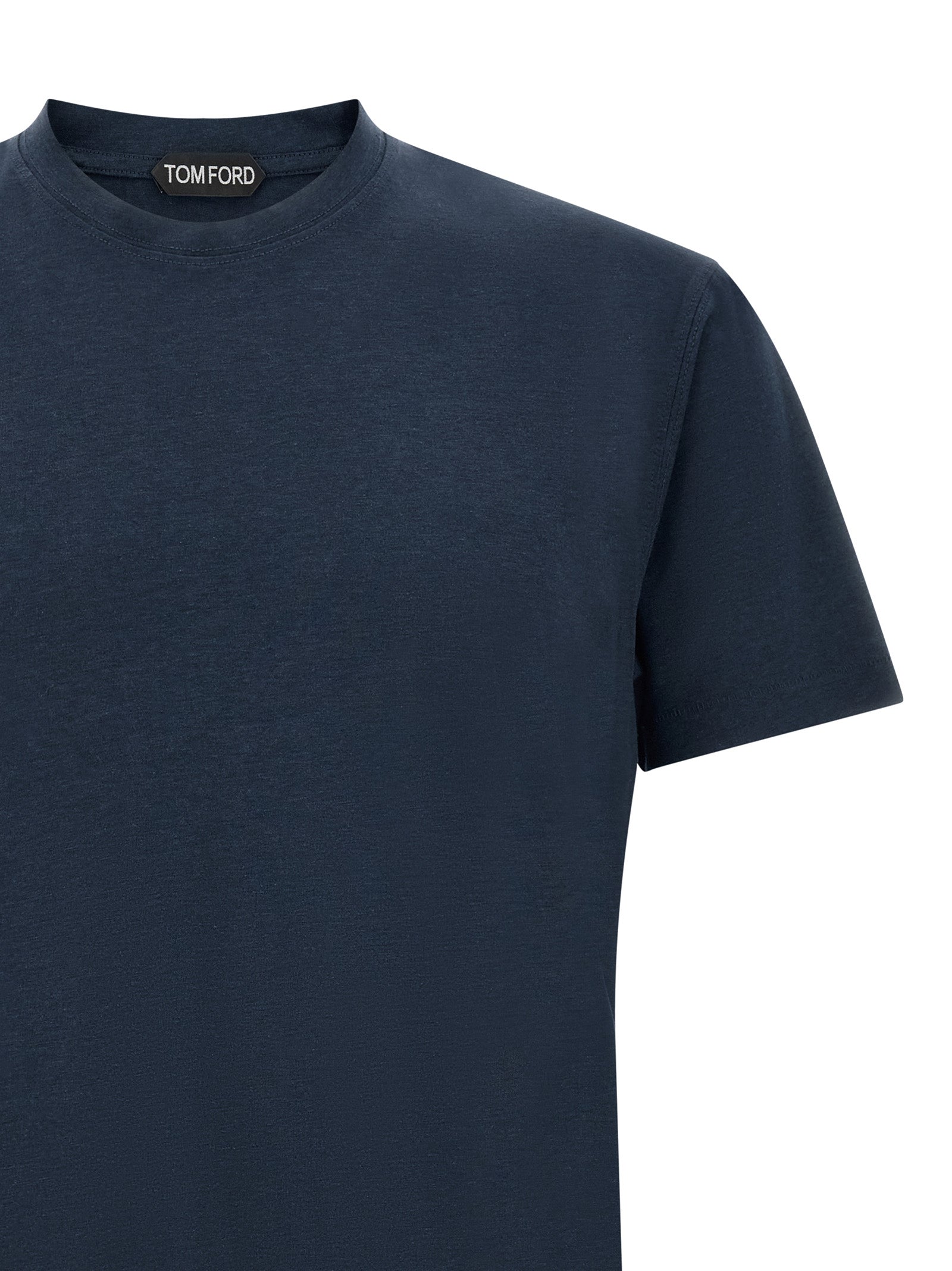 Tom Ford Blue Lyocell Men's T-Shirt