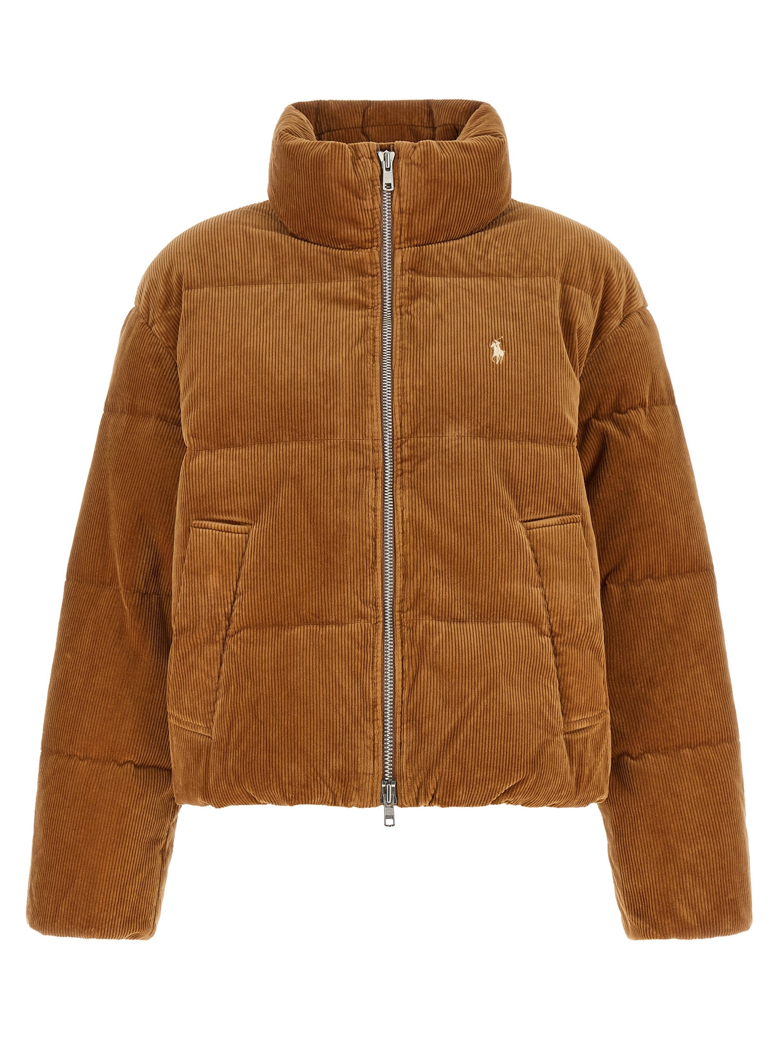 Polo Ralph Lauren Brown Cotton Full-Length Women's Jacket