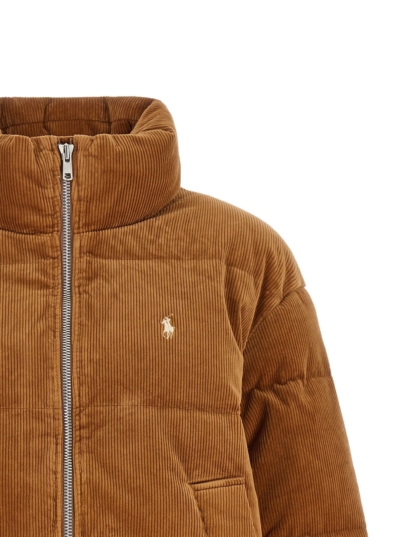 Polo Ralph Lauren Brown Cotton Full-Length Women's Jacket