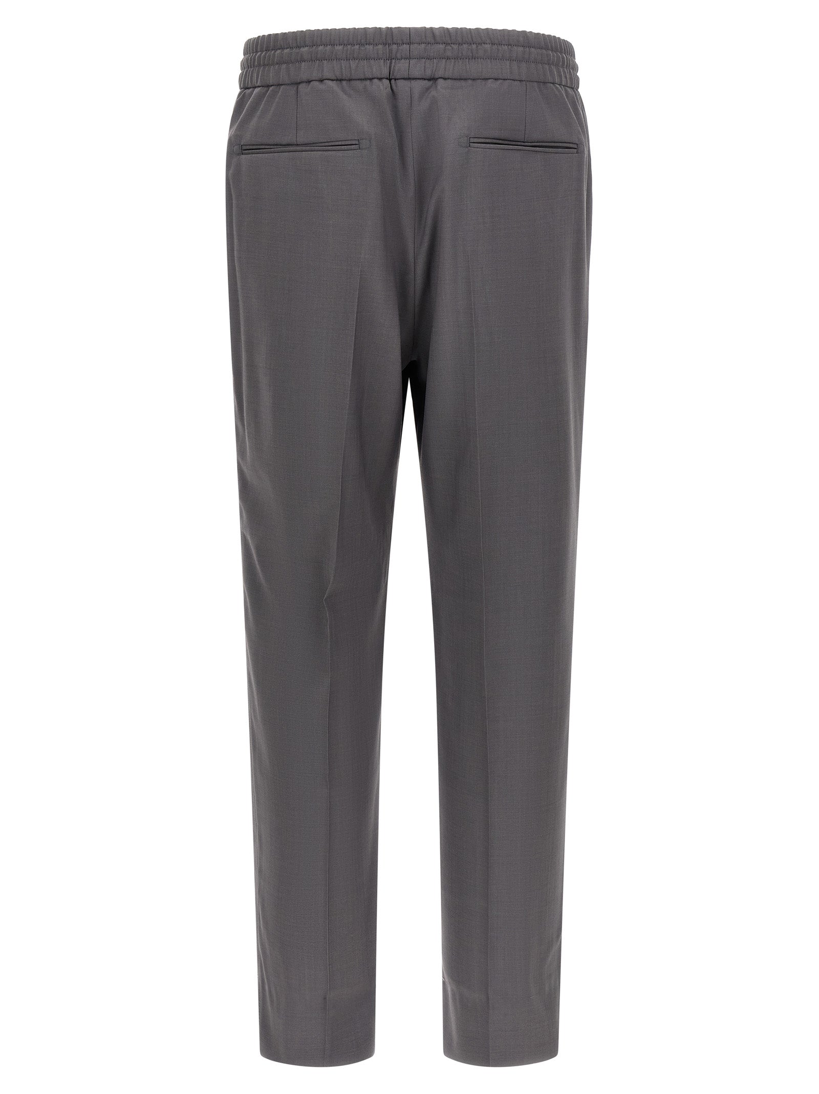 Brioni Gray Wool Casual Men's Pants