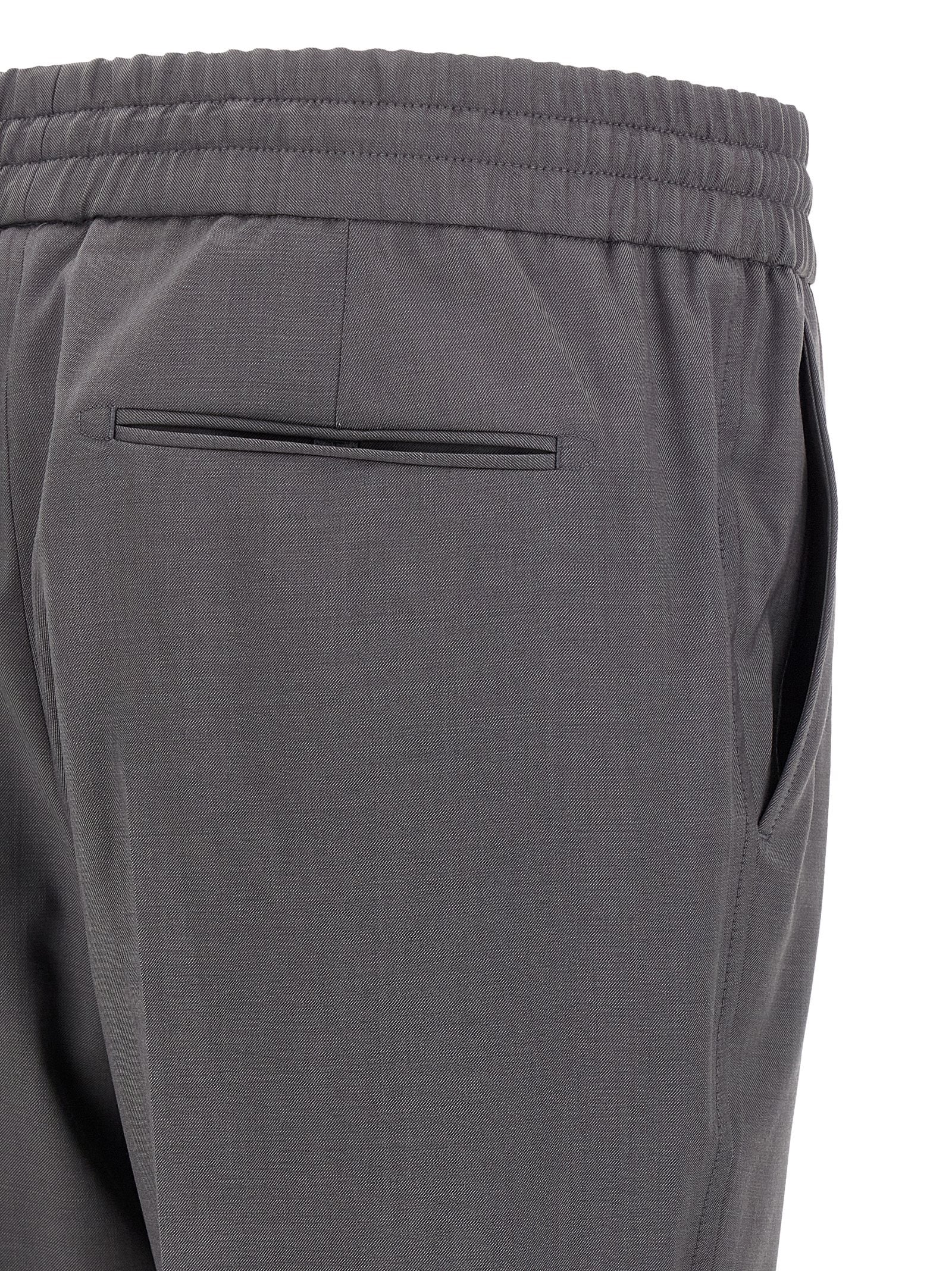 Brioni Gray Wool Casual Men's Pants