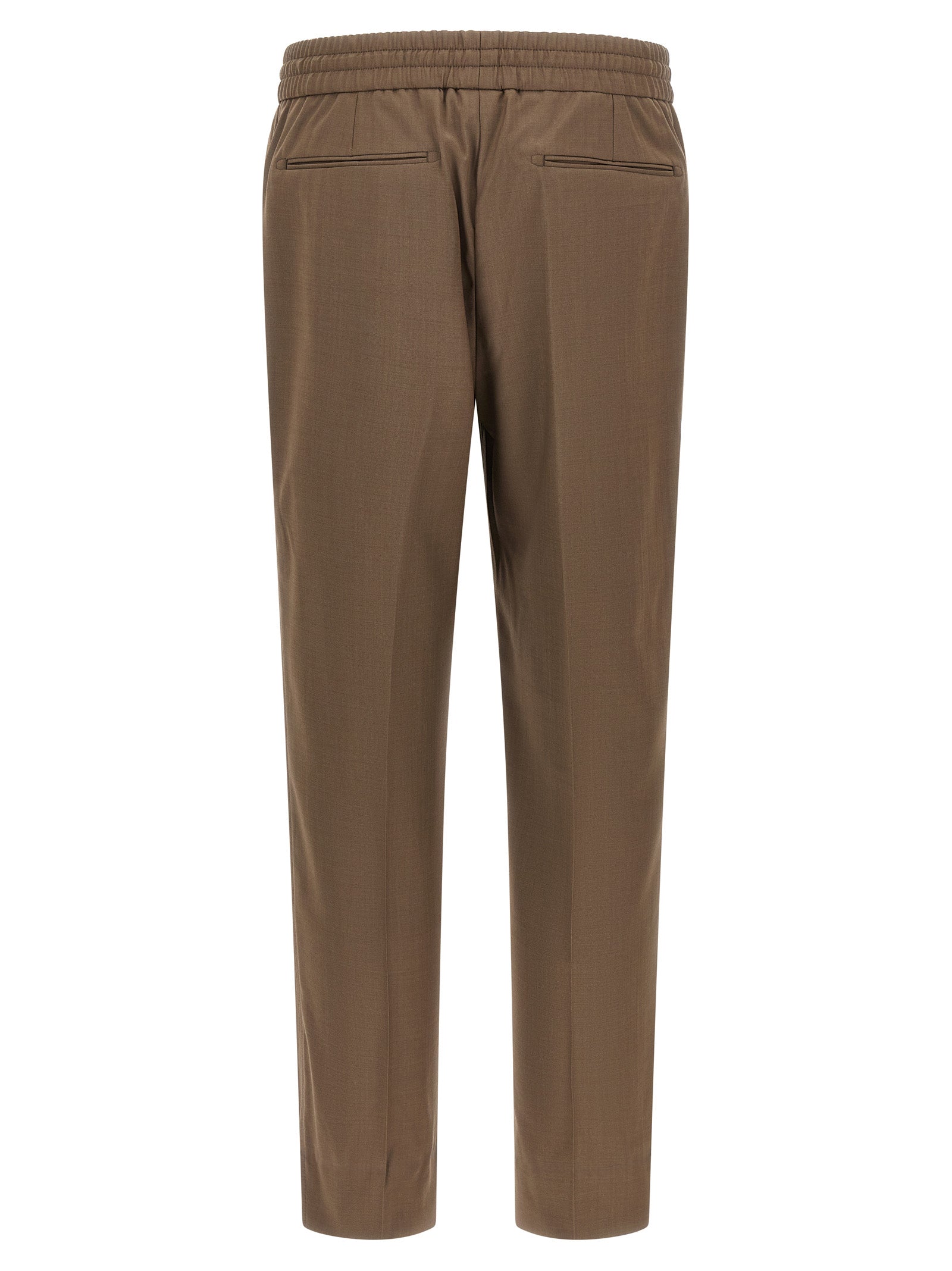 Brioni Brown Wool Casual Men's Pants