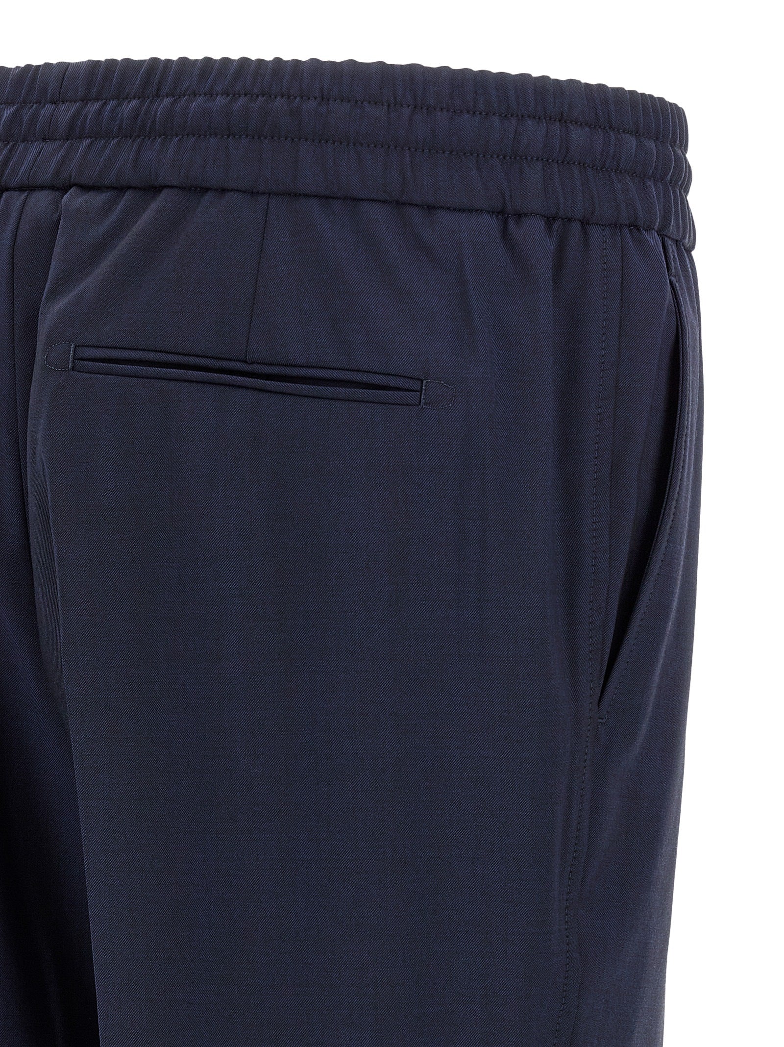 Brioni Blue Wool Casual Men's Pants