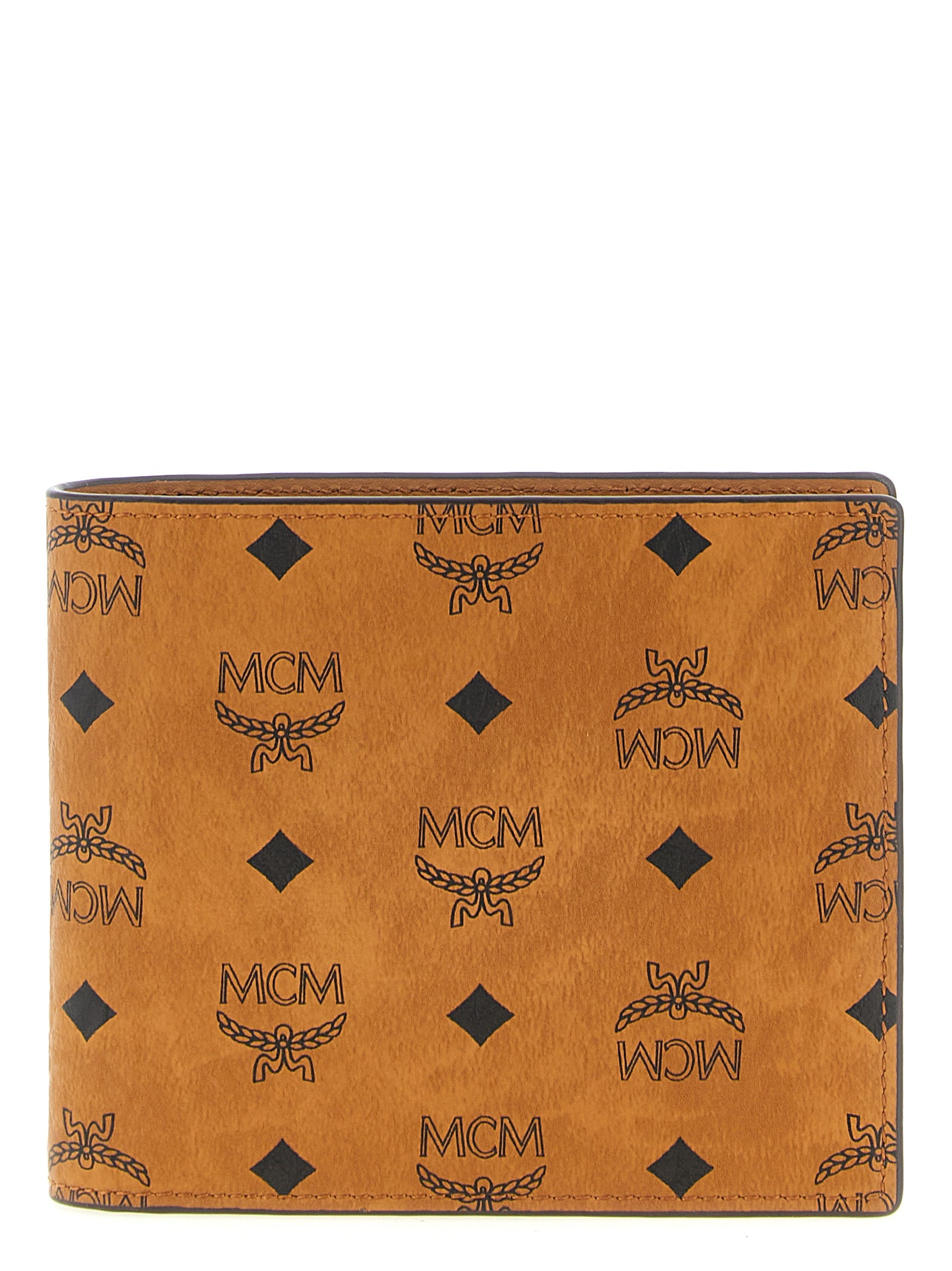 MCM Brown Polyethylene Men's Wallet