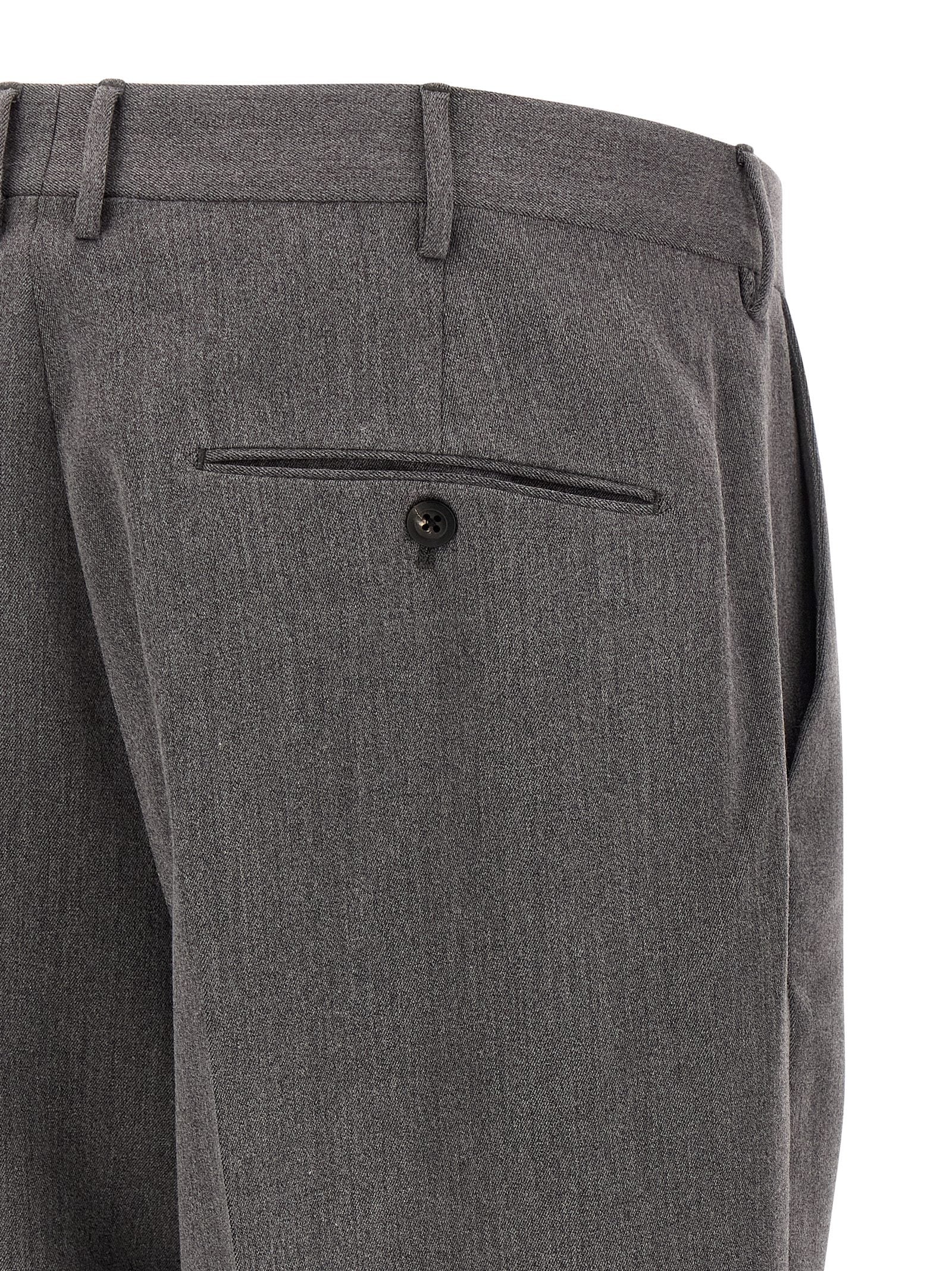 CELLAR DOOR Brown Polyester Casual Men's Pants