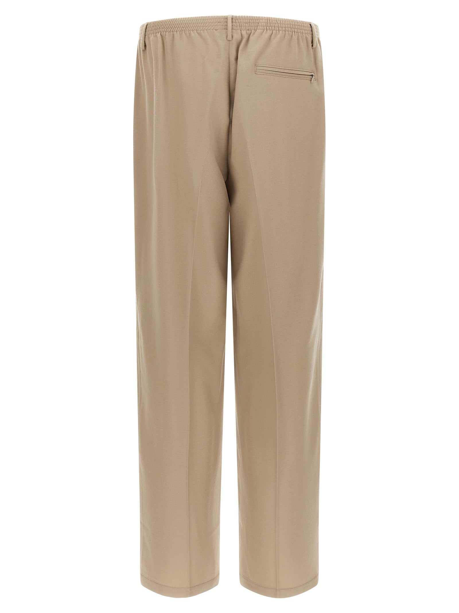 CELLAR DOOR Beige Virgin Wool Casual Men's Pants