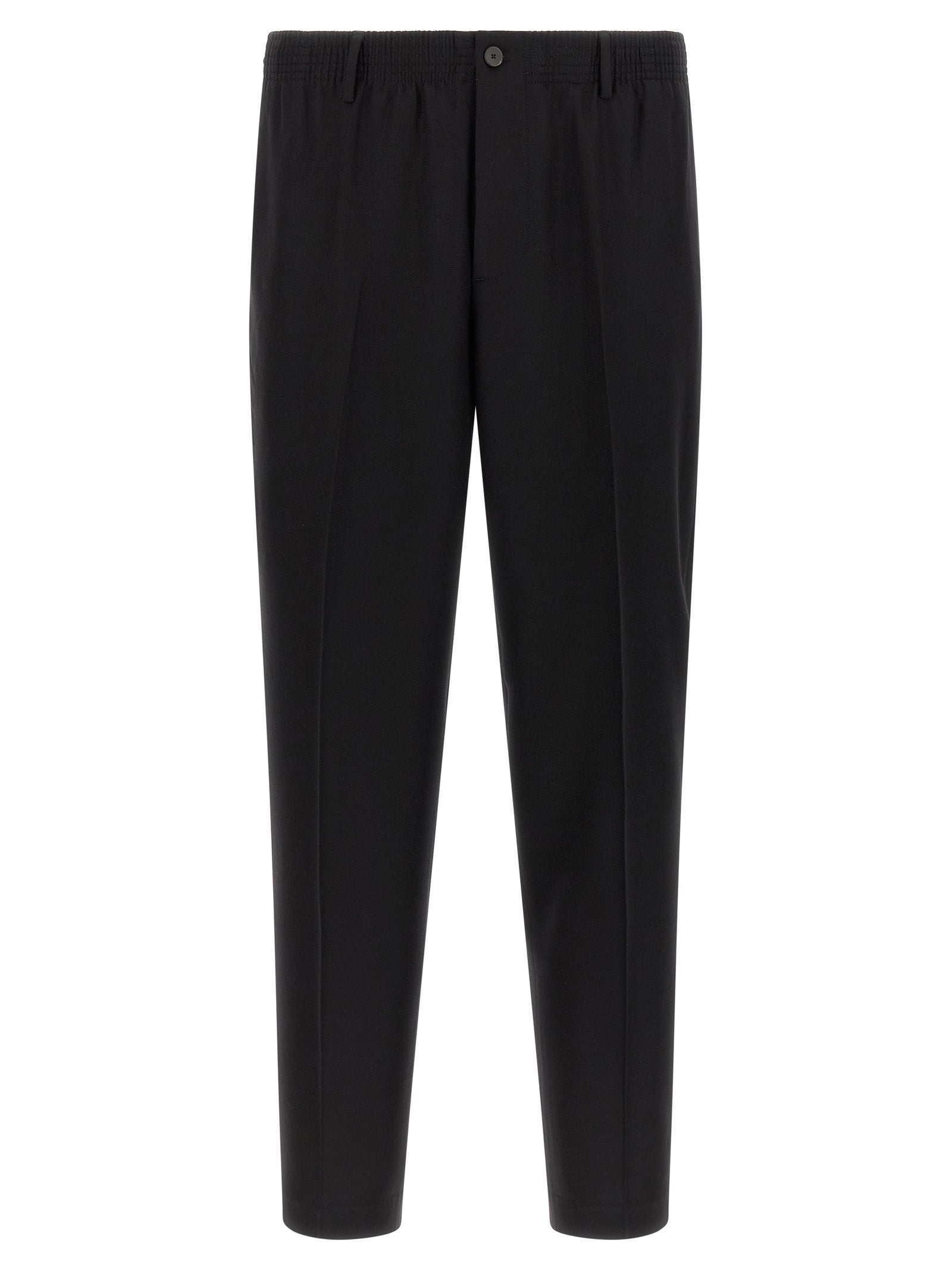 CELLAR DOOR Black Virgin Wool Men's Pants
