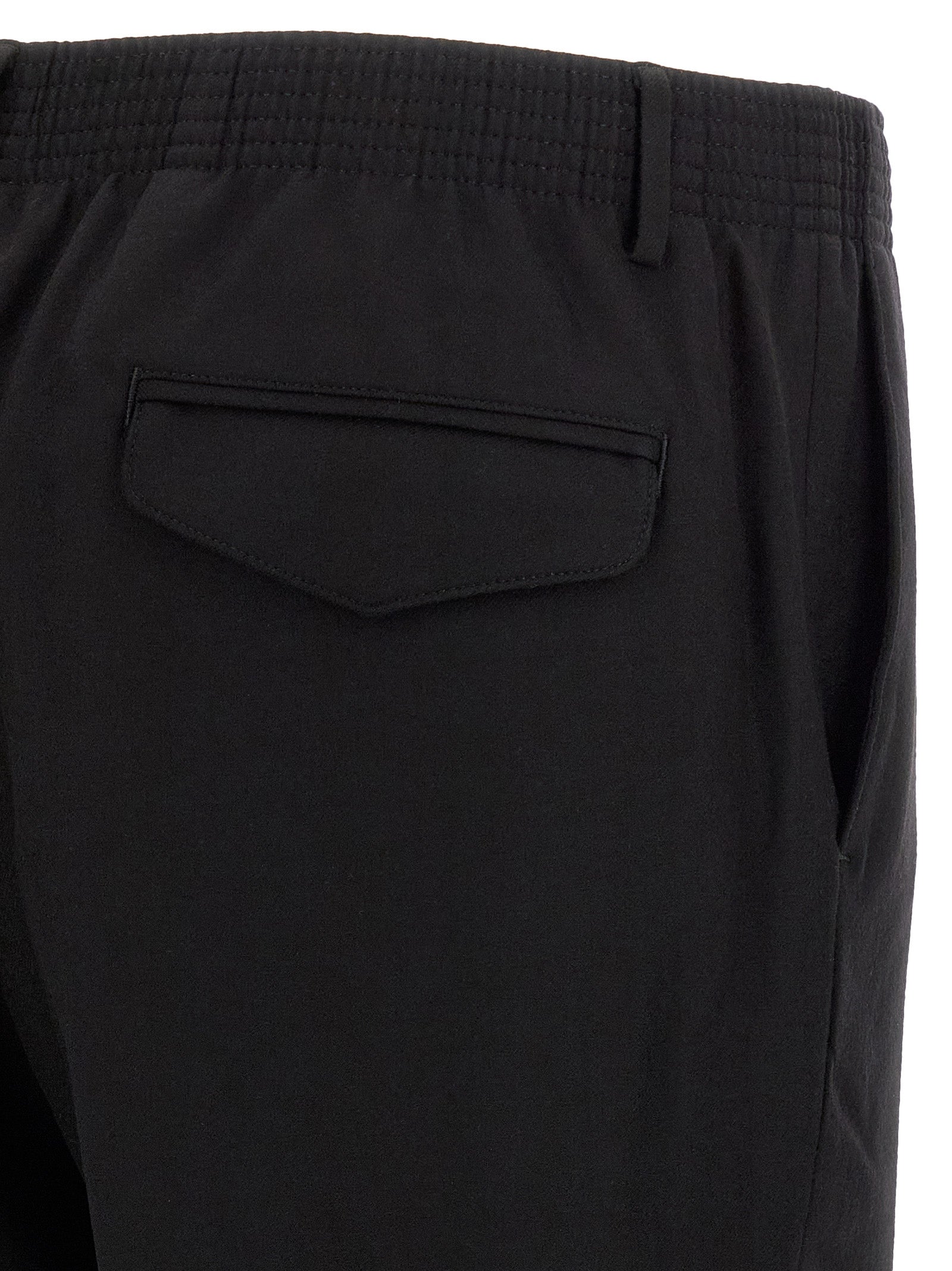 CELLAR DOOR Black Virgin Wool Men's Pants