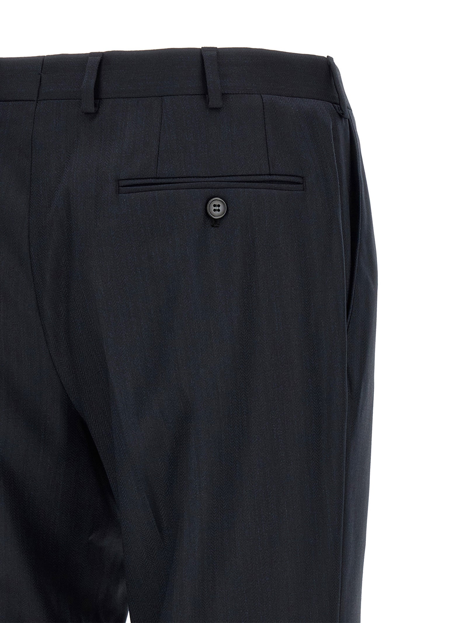 Brioni Blue Wool Two-Piece Men's Suit