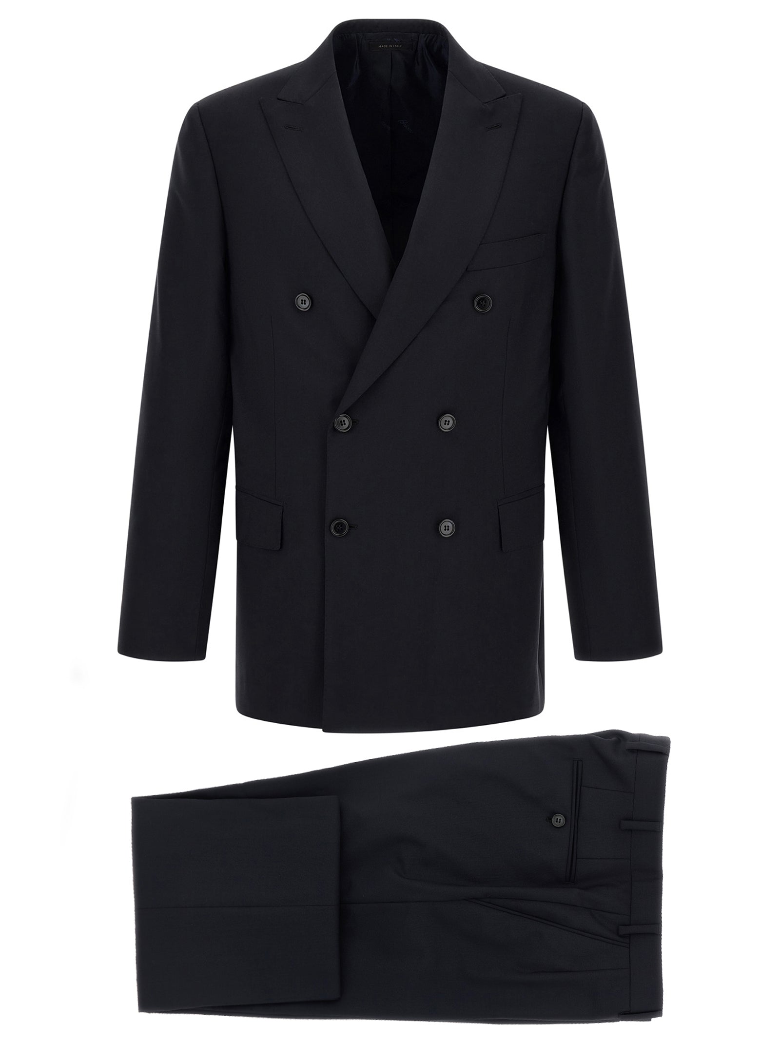 Brioni Blue Wool Two-Piece Men's Suit