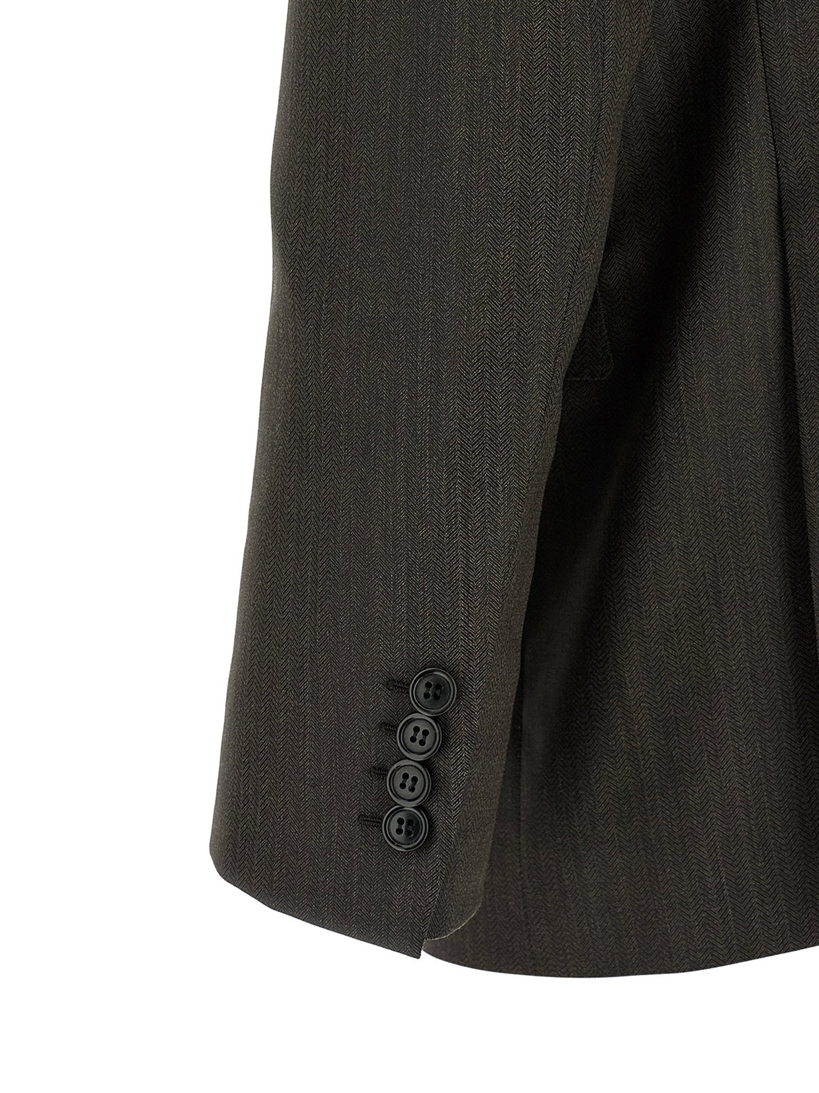 Brioni Brown Wool Two-Piece Men's Suit