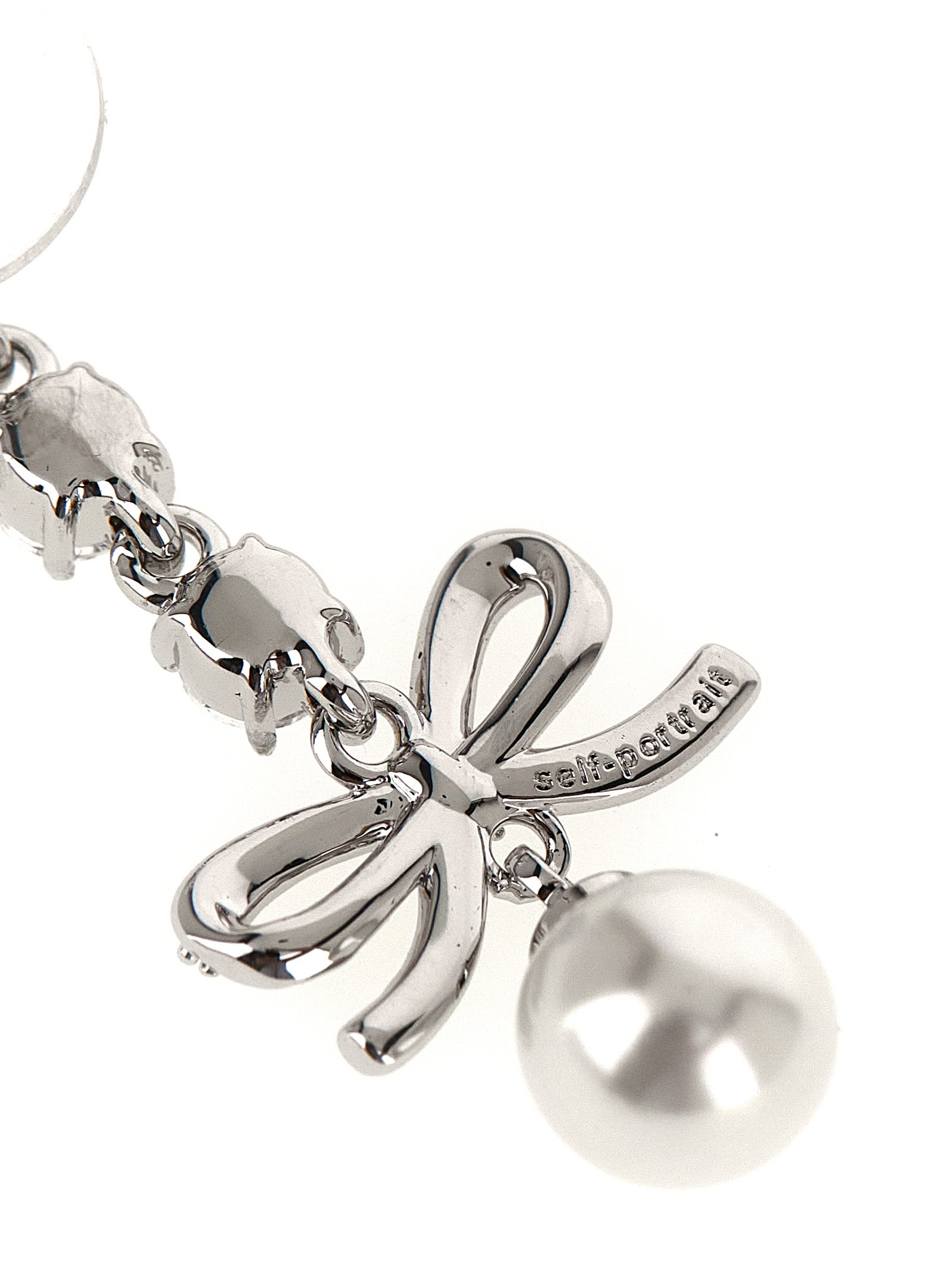 Self-Portrait Silver Brass Women's Earrings
