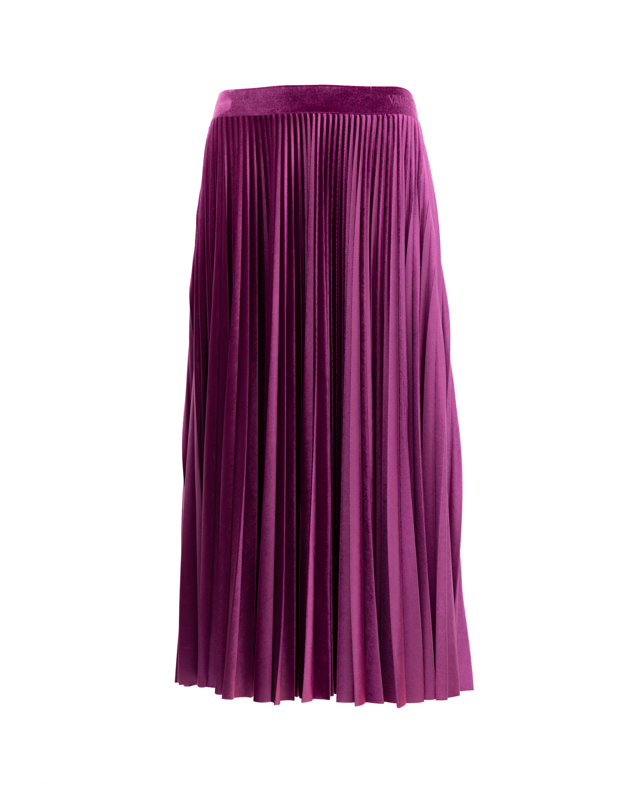 Valentino Garavani Women Purple Silk Women's Skirt
