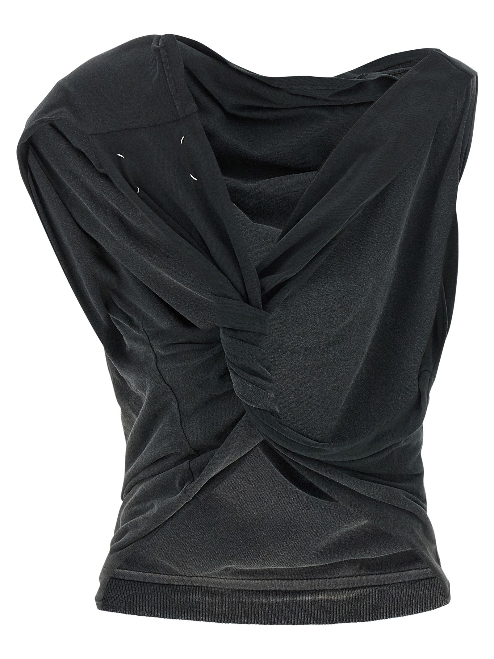 Maison Margiela Gray Cotton Women's Blouse