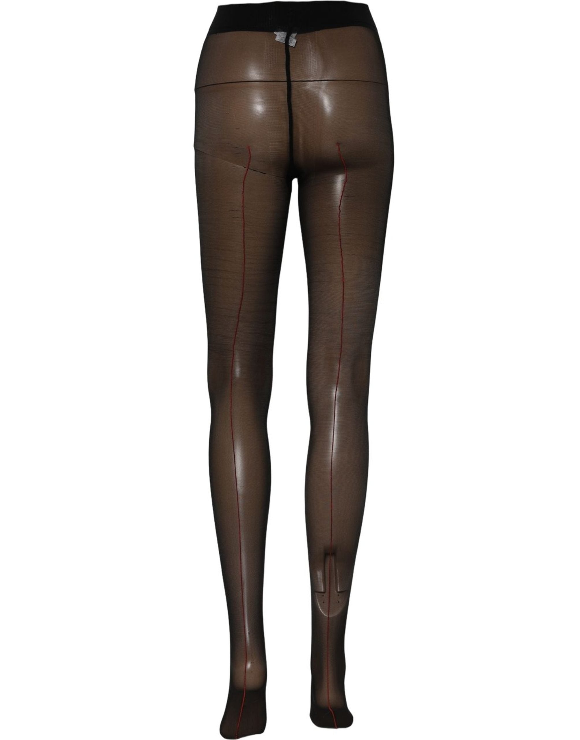 Dolce & Gabbana Black Nylon Tights Stocking Pantyhose Women's Socks