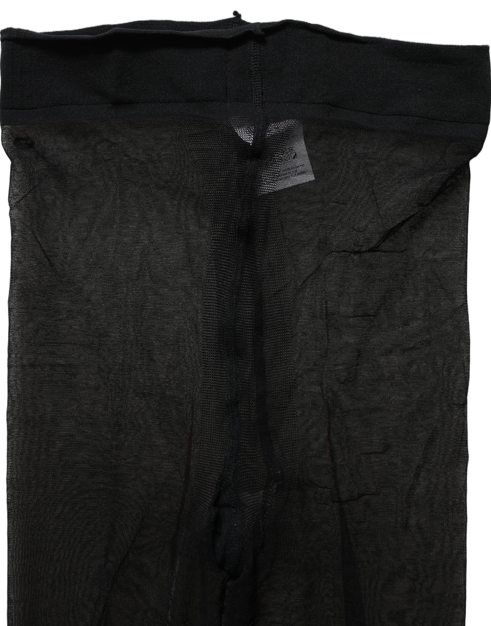 Dolce & Gabbana Black Nylon Tights Stocking Pantyhose Women's Socks