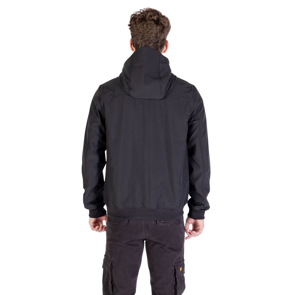 Lyle & Scott Black Polyester Men's Parka