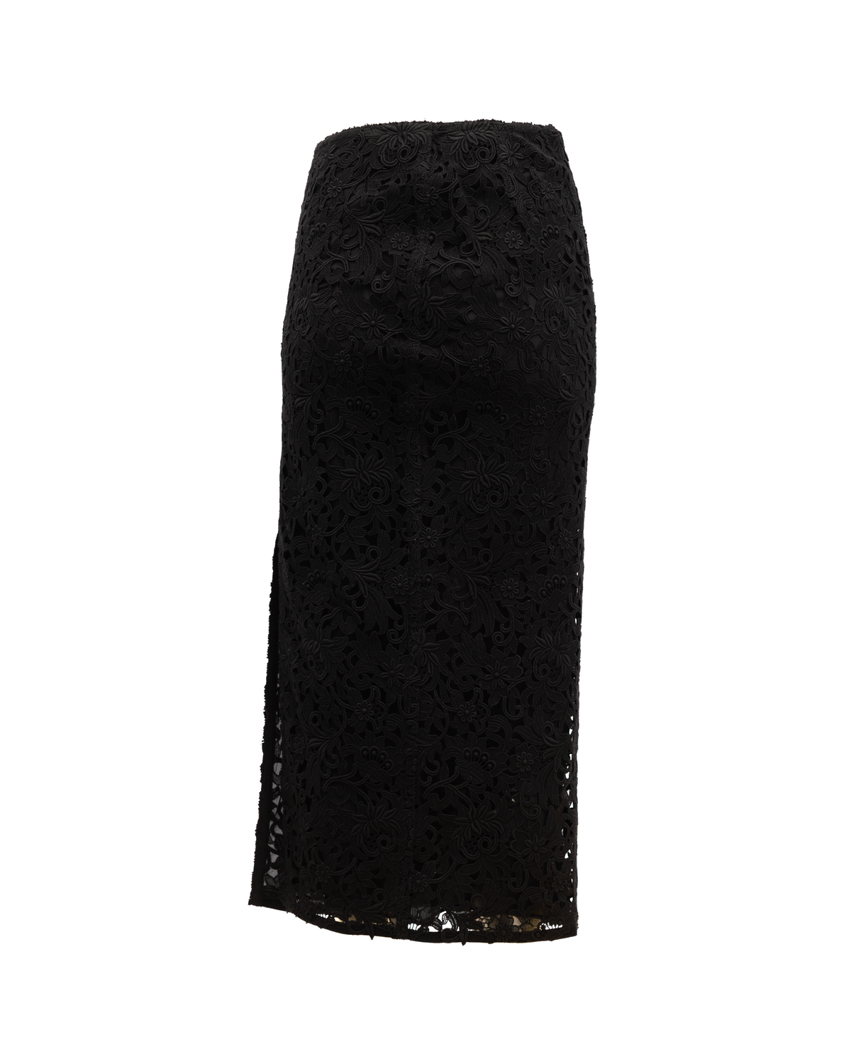 Valentino Garavani Women Midi Skirt with Floral Women's Lace