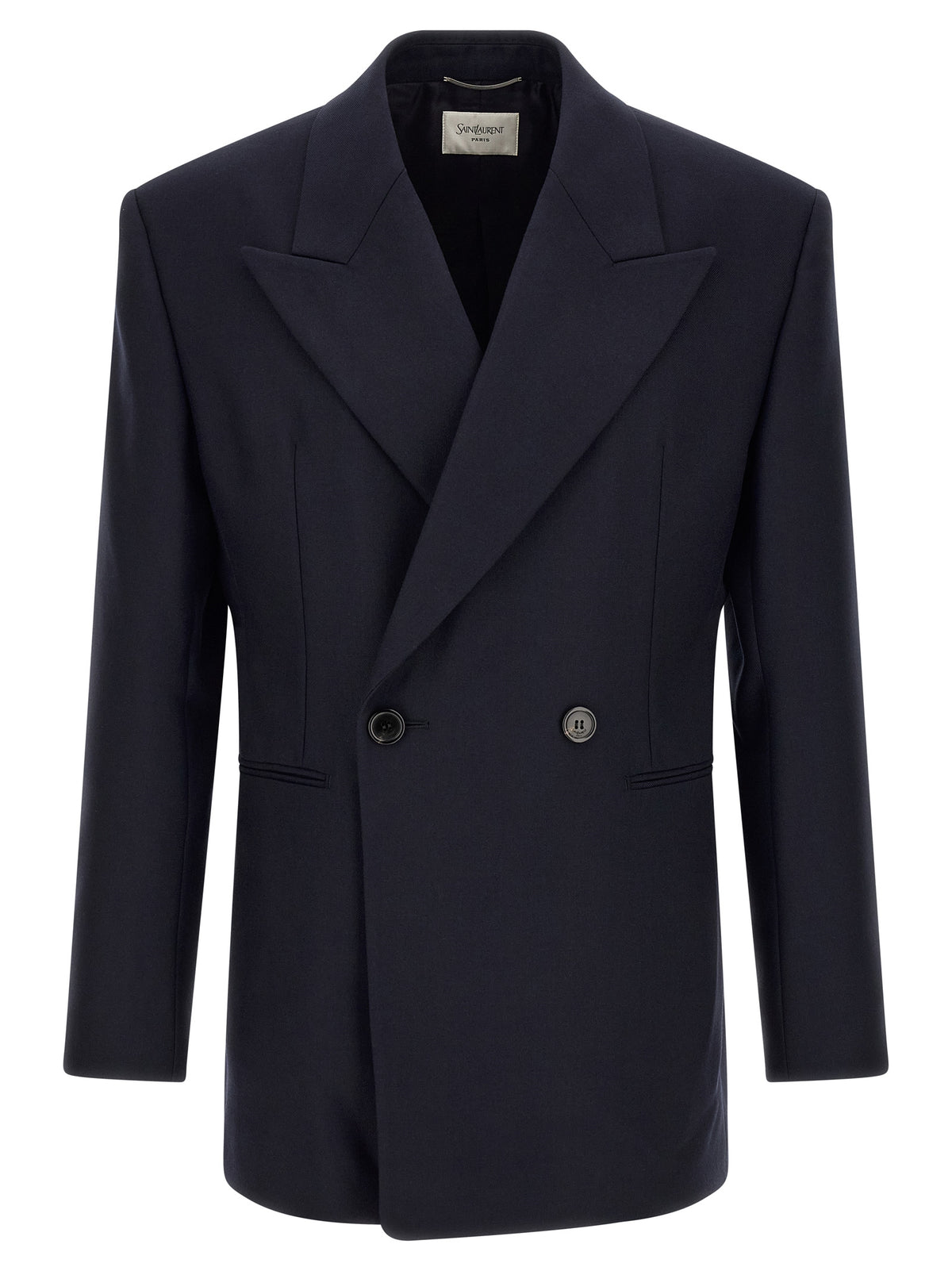 Saint Laurent Blue Wool Men's Blazer