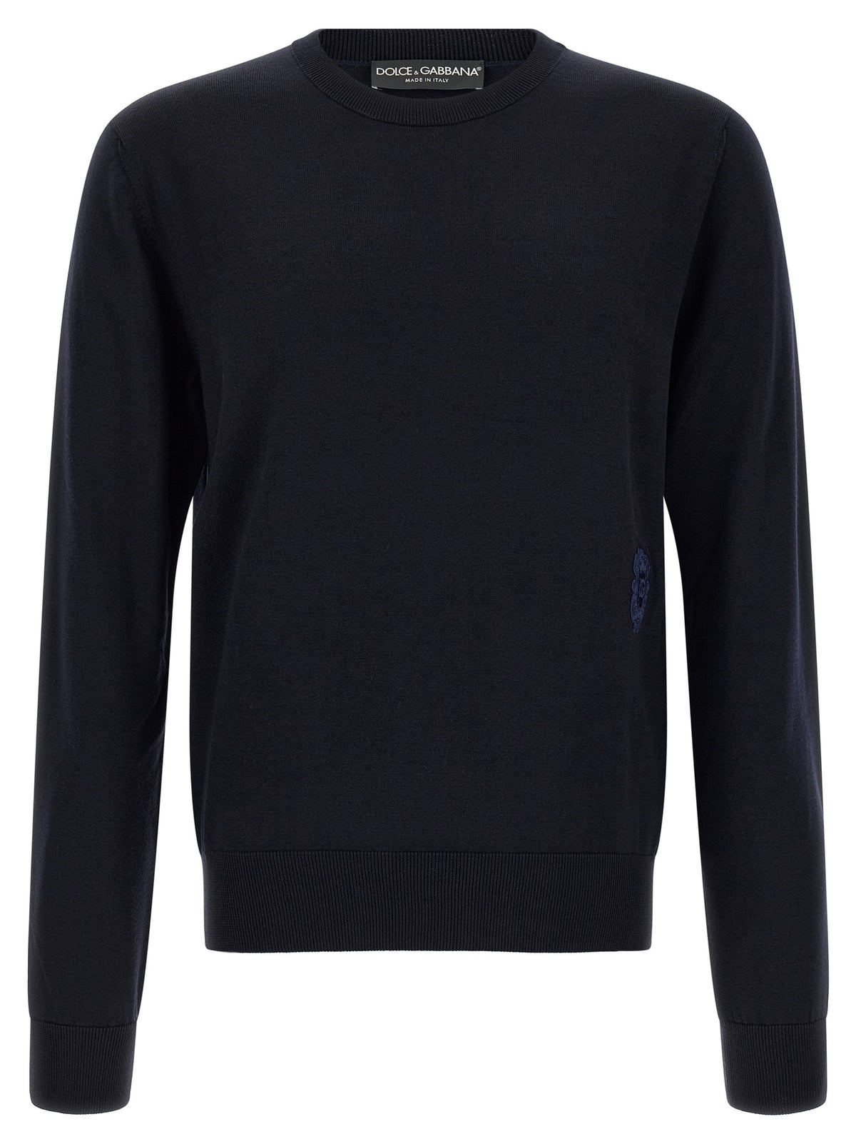 Dolce & Gabbana Blue Virgin Wool Men's Cardigan