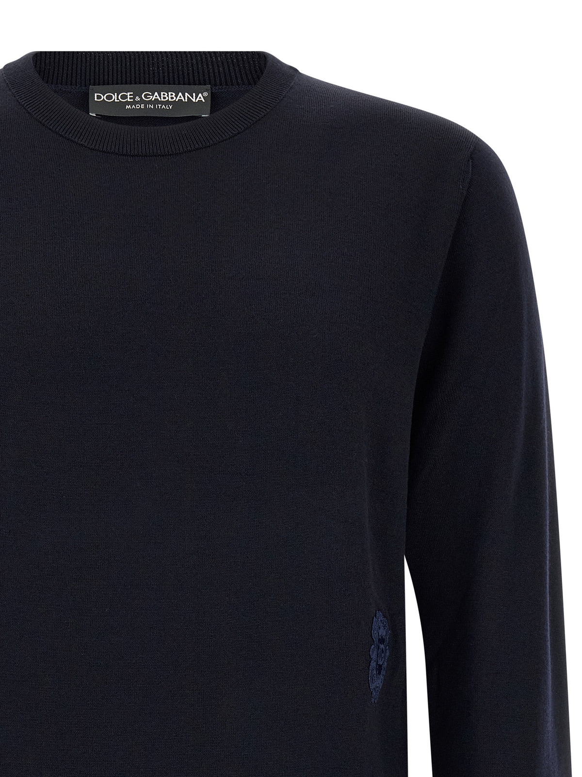 Dolce & Gabbana Blue Virgin Wool Men's Cardigan