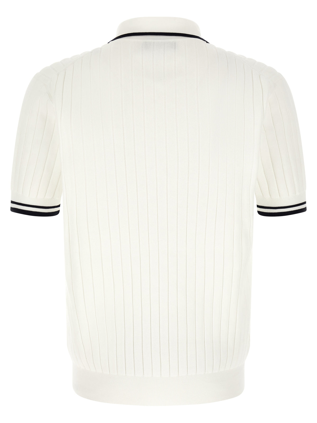 Dolce & Gabbana Bicolor Cotton Polo Men's Shirt