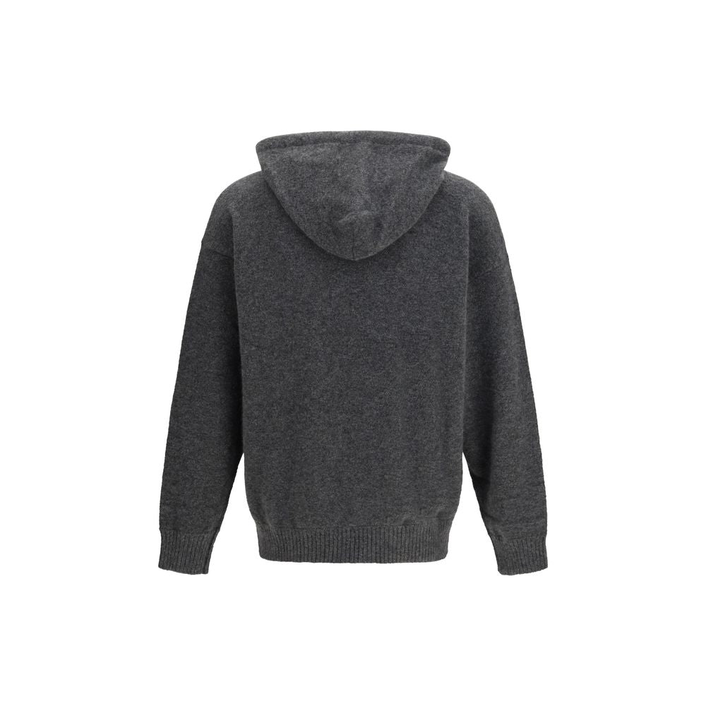 Laneus Gray Cashmere Men's Hoodie