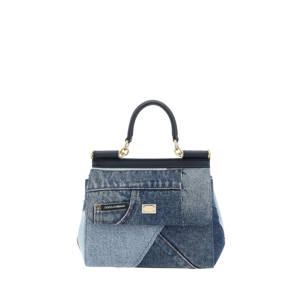 Dolce & Gabbana Blue Cotton Women's Handbag