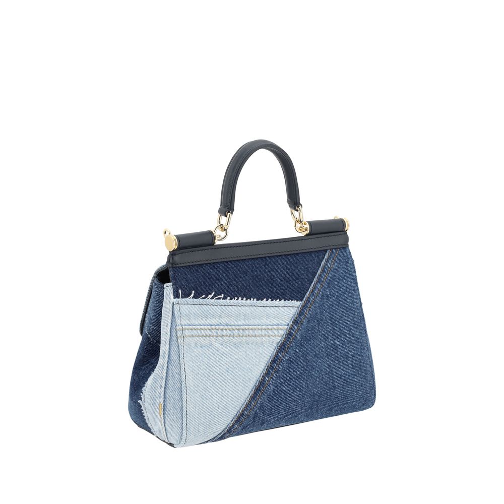 Dolce & Gabbana Blue Cotton Women's Handbag