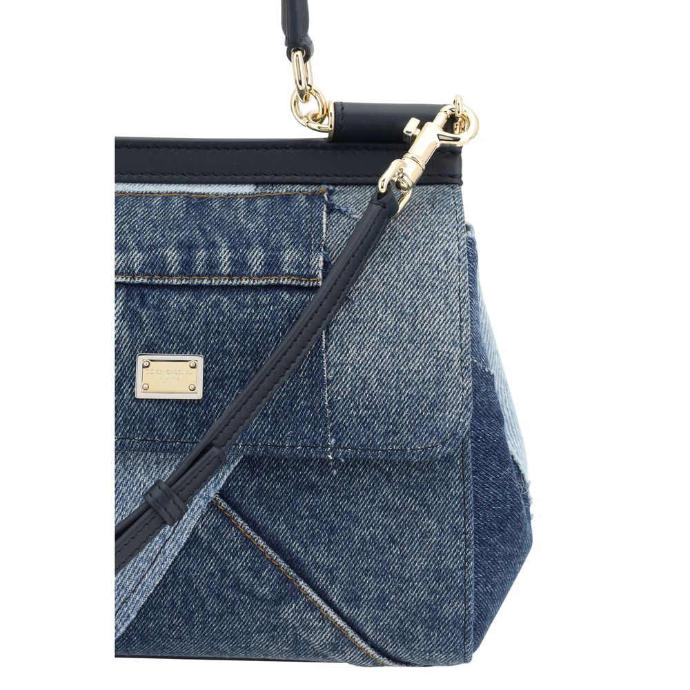 Dolce & Gabbana Blue Cotton Women's Handbag